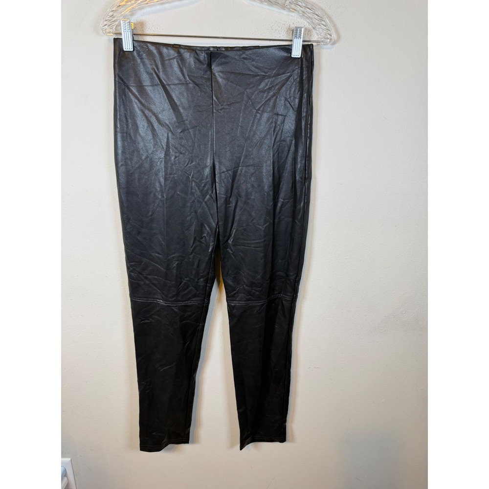 Joseph Ribkoff Womens Faux Leather Leggings Stretch Black 6